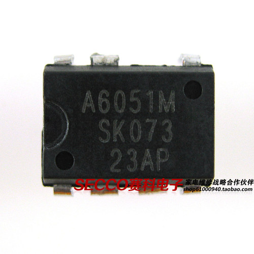 〖原装拆机〗A6051M STR-A6051M 直插7脚 离线式PWM开关电源芯片