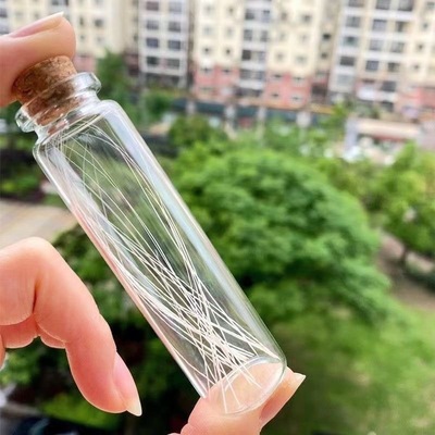 网红手工宠物毛发胡须收纳瓶收藏留念用品专用狗狗猫咪胡须收集器