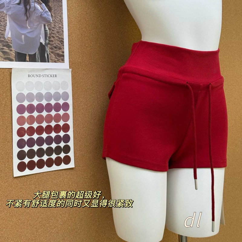 松紧腰抽绳休闲运动短裤女夏季20