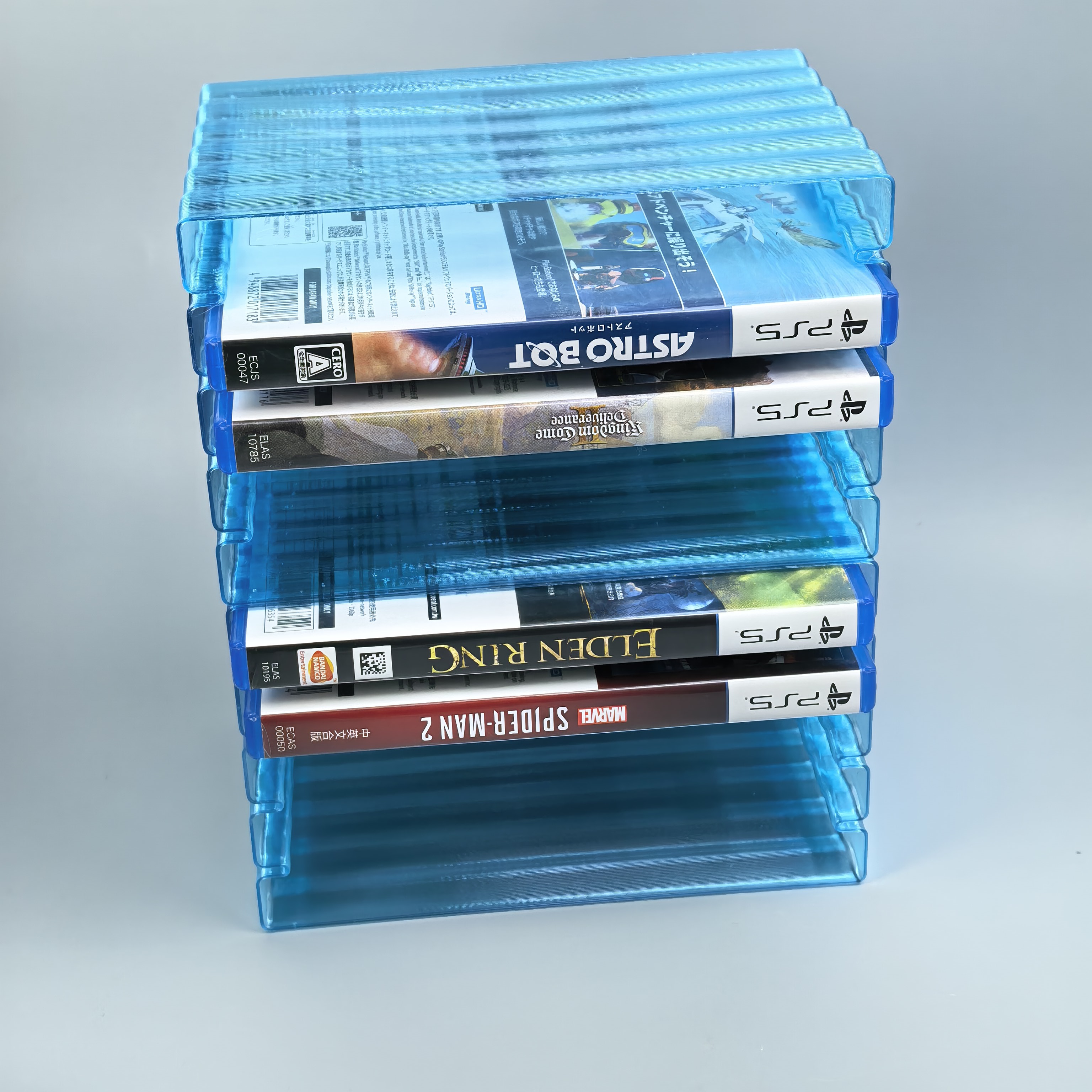 PS4/PS5游戏卡桌面收纳整理盒可堆叠