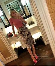 2020春季高端新款真丝绸缎半身裙1