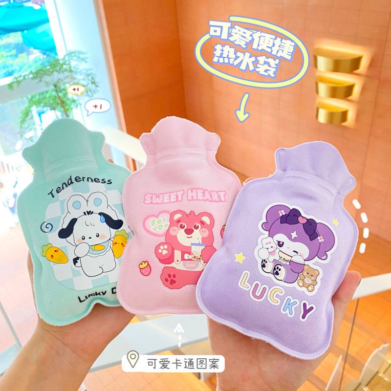 热水袋可爱暖水袋注水暖宝宝冬季儿童迷你小号2024新款灌水暖手宝