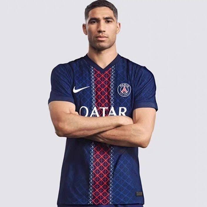 正品NIKE耐克巴黎圣日耳曼25-26主场球迷版短袖球衣足球服HJ4593