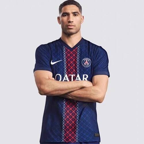 正品NIKE耐克巴黎圣日耳曼25-26主场球迷版短袖球衣足球服HJ4593