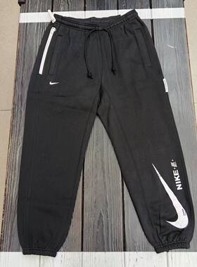 正品NIKE耐克男加绒保暖训练休闲跑步健身收口针织长裤FB1834-010