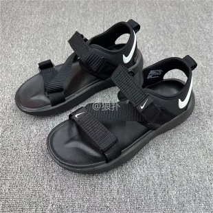 正品Nike/耐克 男女夏季新款溯溪涉水透气魔术贴沙滩鞋DJ6605-001