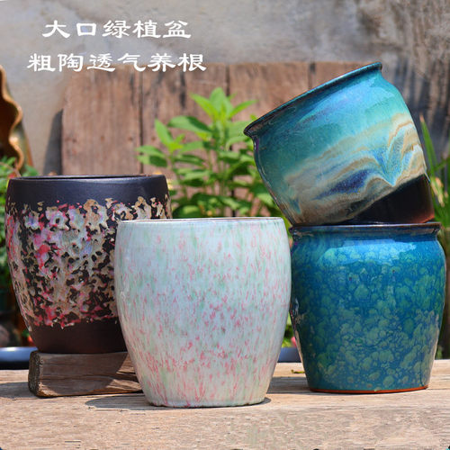 粗陶大口径花盆三角梅月季花盆