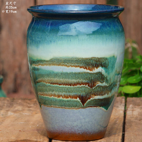 复古陶罐粗陶花盆透气养根