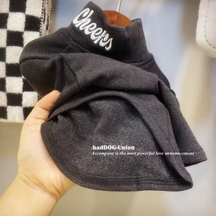 秋冬保暖衣服打底衫 高领打底狗狗 比熊雪纳瑞帅气t恤衣服猫咪新款