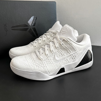Nike Kobe 9 Elite Low Protro“Halo减震低帮篮球鞋白FZ7334-100