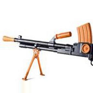 儿童玩具歪把子软弹枪模型轻机枪吃鸡舞台道具套装男孩电动大盘鸡