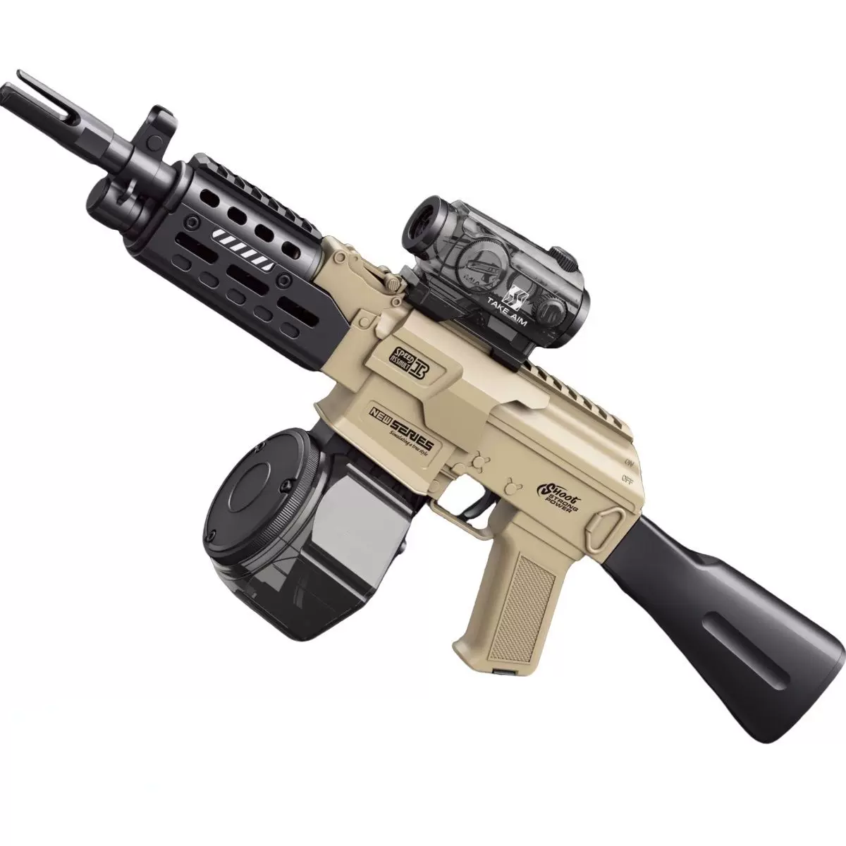 乐辉MCX/AK47电动连发男孩玩具枪冲锋突击青年模型发射器礼物玩具