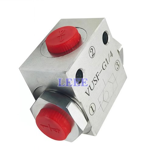 液压马达梭阀 VUSF-G1/2 VUSF-G3/8 VUSF-G1/4 液压梭阀 三通梭阀