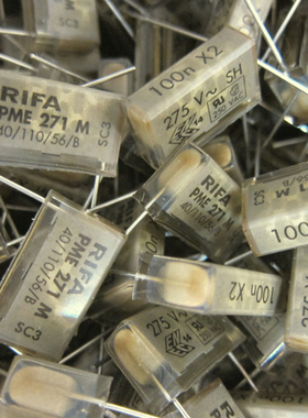 PME271M610KR30 安规电容 275v 0.1uF 100N X2  20mm  RIFA KEMET