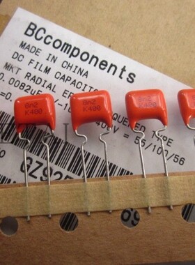 飞利浦 BC CBB薄膜电容MKT 8200PF 400v 8N2 8.2NF 822 0.0082UF