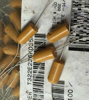 T322E226K035AT 直插钽质电容器  T322 35V22uF 10%美国基美Kemet