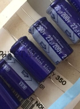 TVX2D220MCA1LT  轴 铝电解电容器 22uF200V 13x26 Nichicon尼康