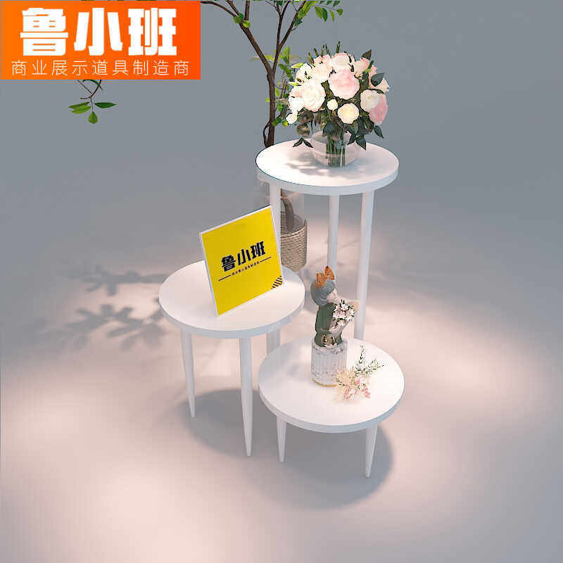 服装店橱窗陈列展示台花店小型多层流水台店铺产品活动促销展示架