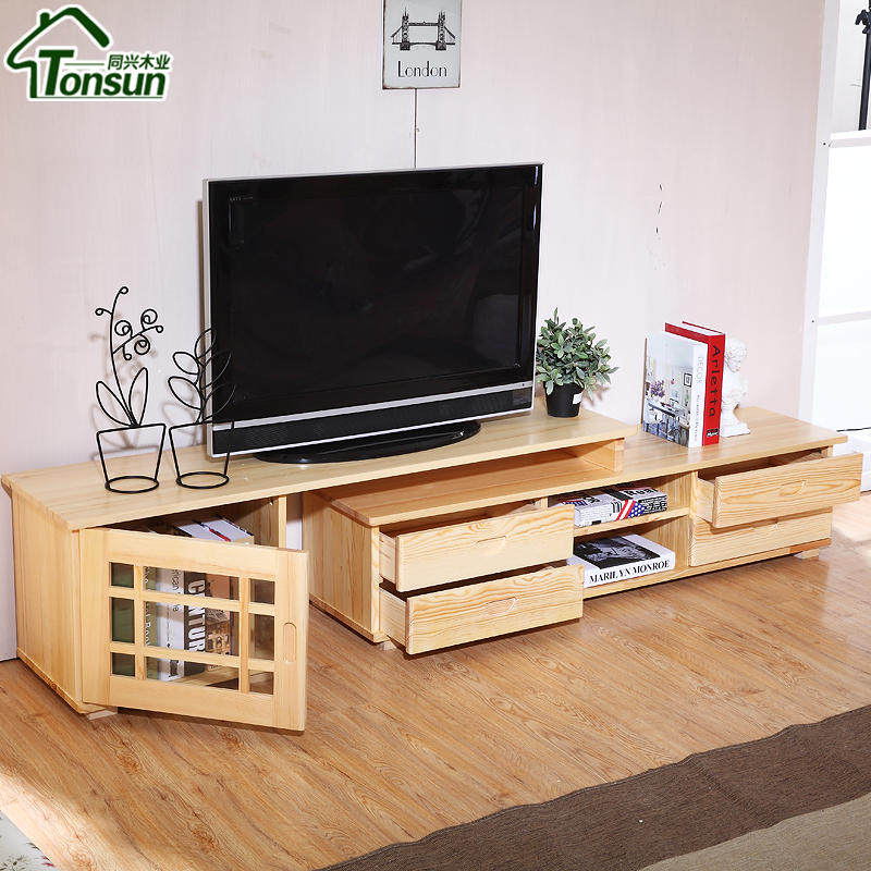 实木电视柜松木现代简约个性小户型客厅迷你地柜伸缩储物柜省空间|ruв категории жилой мебели, кабинет, телевизионный шкаф - от Buy2taobao.com для оказания профессиональной услуги покупки агента Taobao