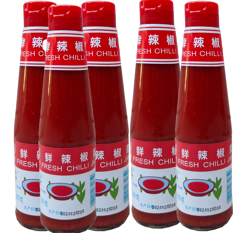 潮香鲜辣椒皇潮汕特产调味品肠粉汤粉自制辣椒酱下饭菜拌面整箱