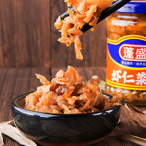 蓬盛虾仁罐头下饭菜1瓶包邮