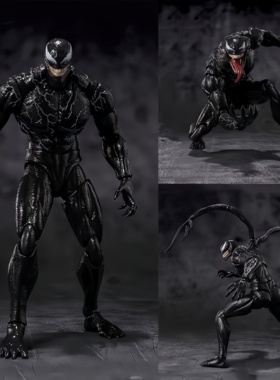 shf电影版毒液3最后一舞蜘蛛侠手办特工手办关节可动玩具模型礼物