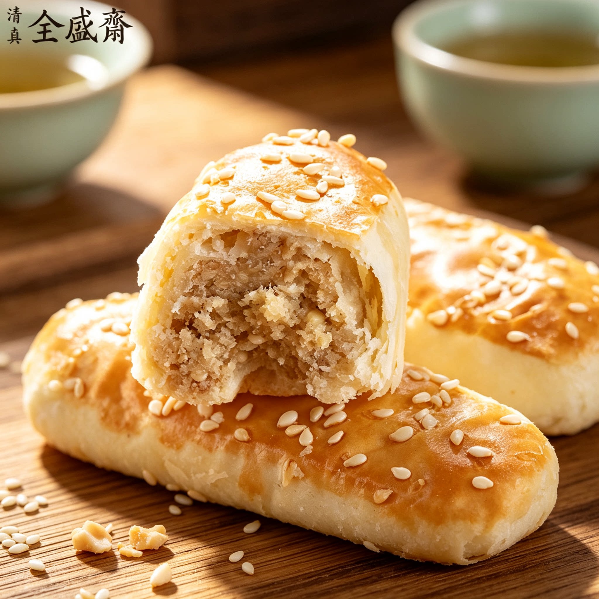 全盛斋椒盐酥陕西特产糕点零食西安回民街小吃咸甜味点心清真食品