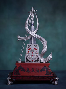荣朝艺术品锌合金镶钻寓意摆件