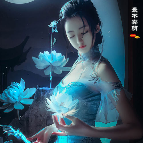 移花宫古风旗袍cos服舞蹈服