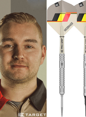 TARGET探极DIMITRI范登伯格2代钨钢G2飞镖软式1921硬式212325直筒