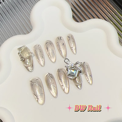 【DW轻奢Nail】金枝玉露.显手白高级小众穿戴甲美甲指甲手工定制