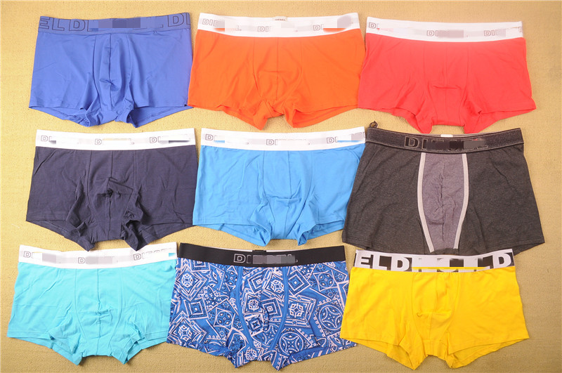 小D柴油男款平角四角内裤底裤L码合集1