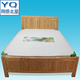 南京雨侨家具现代实木床橡木床高箱床1.5米双人床1.2米单人床特价