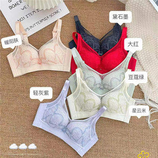 新款珠密琪6280中厚AB通杯无钢圈柔棉时尚小胸聚拢显大文胸罩内衣
