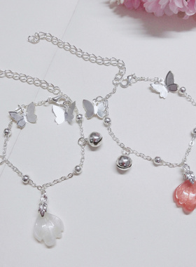 古典装饰品铃铛蝴蝶手链