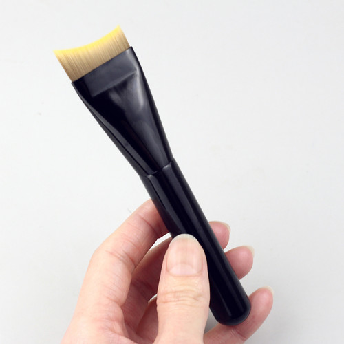 索佑粉底刷弧形扁头超薄底妆刷不吃粉无痕粉底液刷子化妆刷