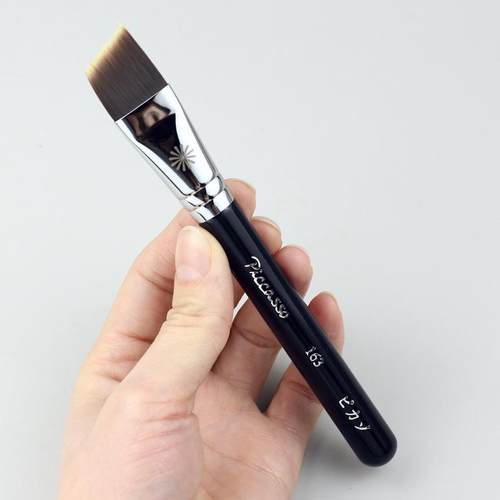 毕加索piccasso163扁斜头粉底刷化妆刷打底工具上妆自然轻薄
