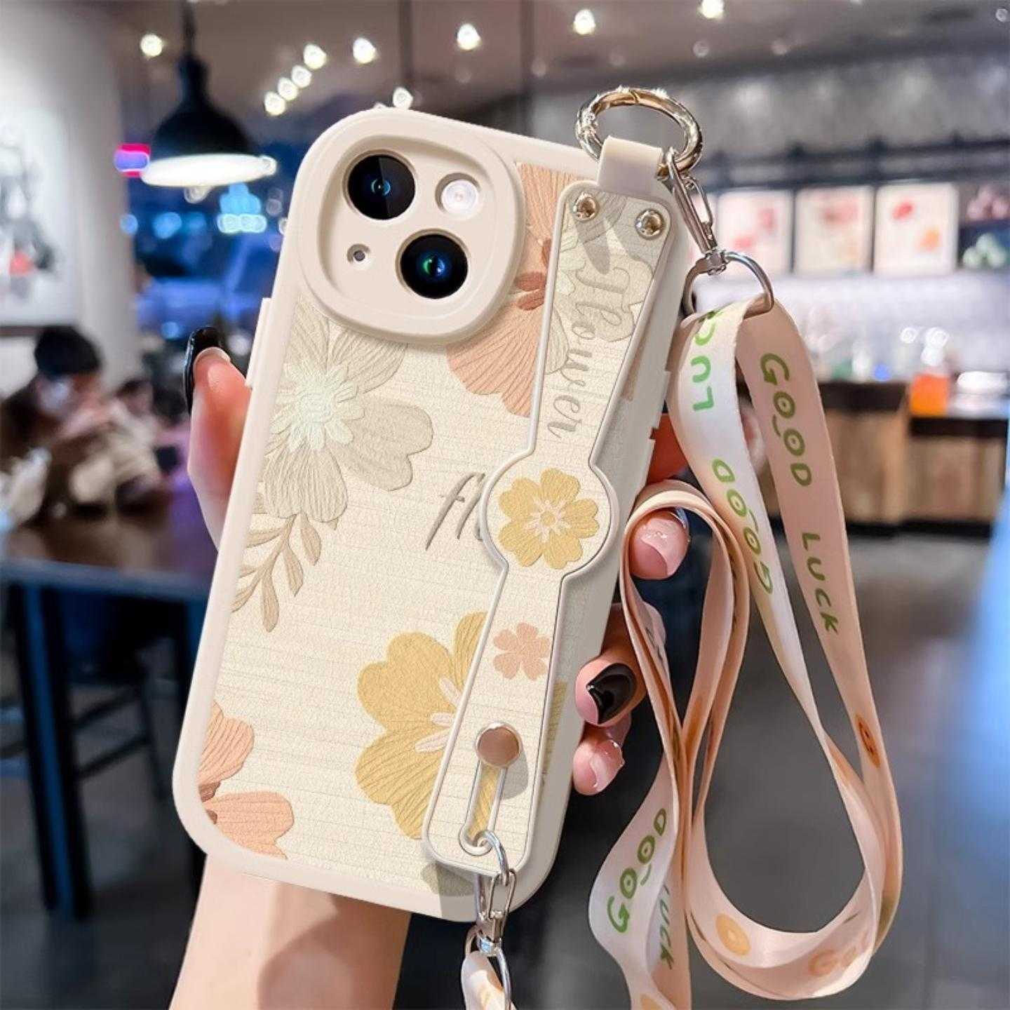 苹果15手机壳女iPhone1防摔斜跨