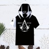 summer Best Sellers Idle fish Assassin's Creed clothes pure cotton Short sleeved comic T-shirt Quadratic element summer Hooded