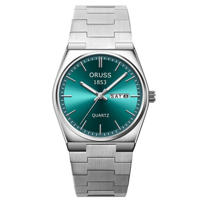 瑞士正品进口机芯男士鹦鹉手表超薄精钢表带全自动防水石英腕表