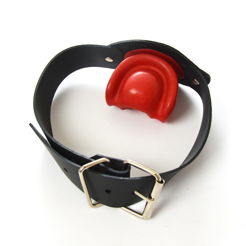 包邮乳胶牙套另类情趣调教口罩舌头萝卜乳胶束缚牙套口枷口塞 面