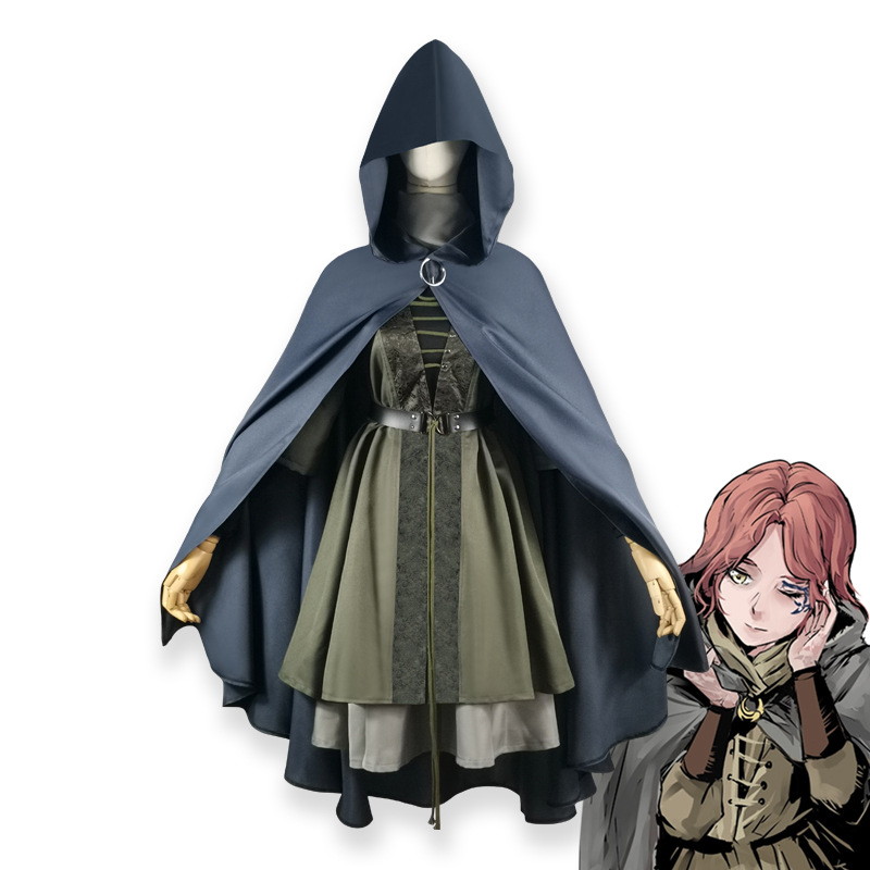 漫家游戏艾尔登法环梅琳娜cos服防火女老头环连帽斗篷cosplay套装