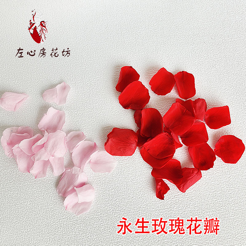 永生花玫瑰花瓣天然花材