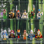 迪库三国小侠积木人仔魏蜀三国演义拼装 人偶益智儿童玩具六一礼物