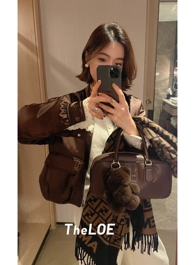 骆衣衣TheLOE/【真丝大鹅夹克鹅绒服】简约时尚夹克羽绒服