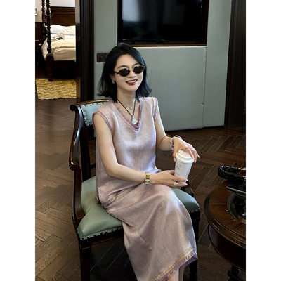 高腰简约直筒裙H型纯色