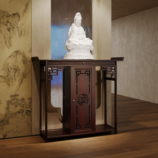 新中式供桌现代简约玄关桌条香端景台香案桌家用财神中堂香火桌子