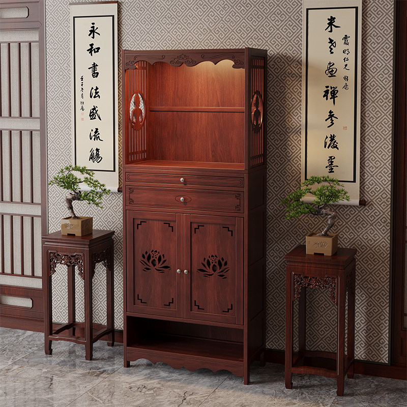 条案供桌简易神台柜供奉台财神爷龛柜子佛柜家用观音佛像香案佛龛