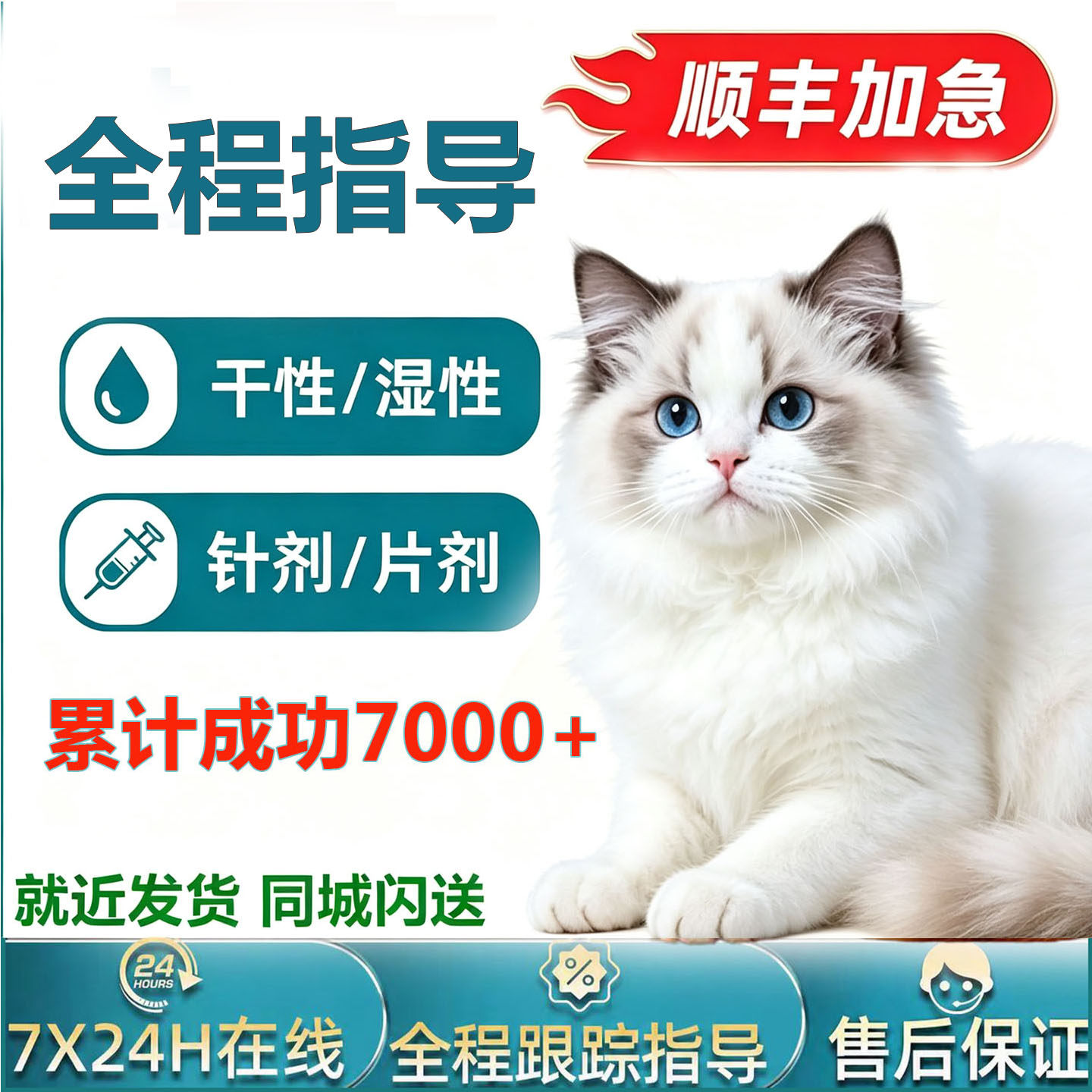 猫喵咪针剂干性湿性口服八年老店