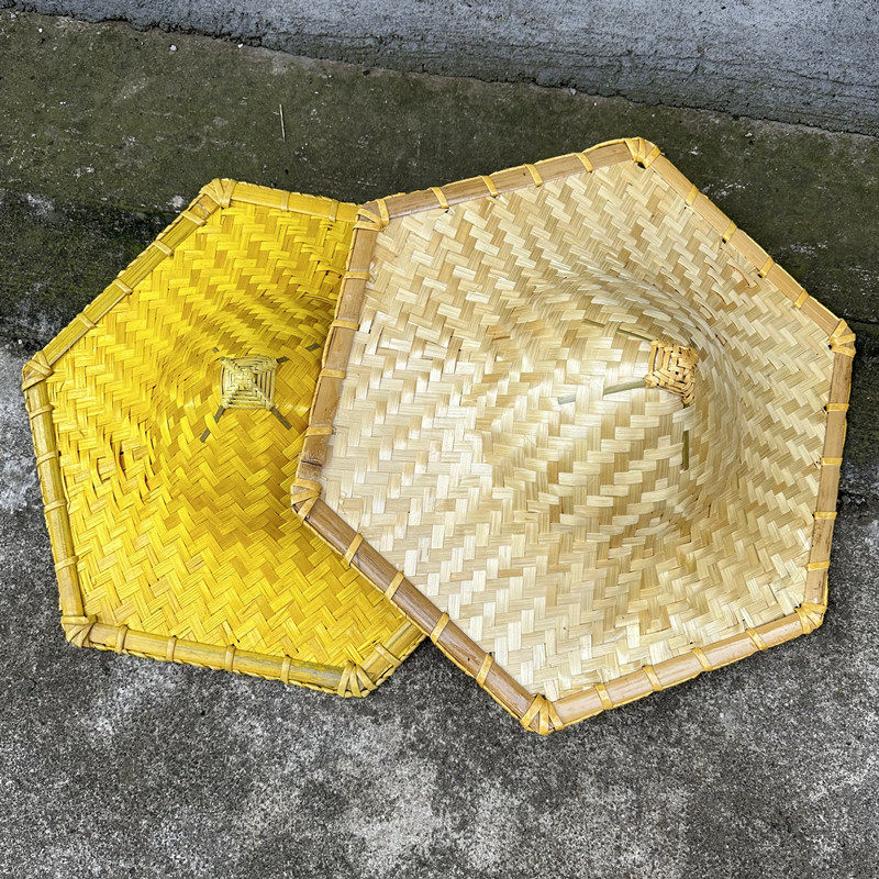 遮阳帽户外透气竹编帽夏防晒草帽